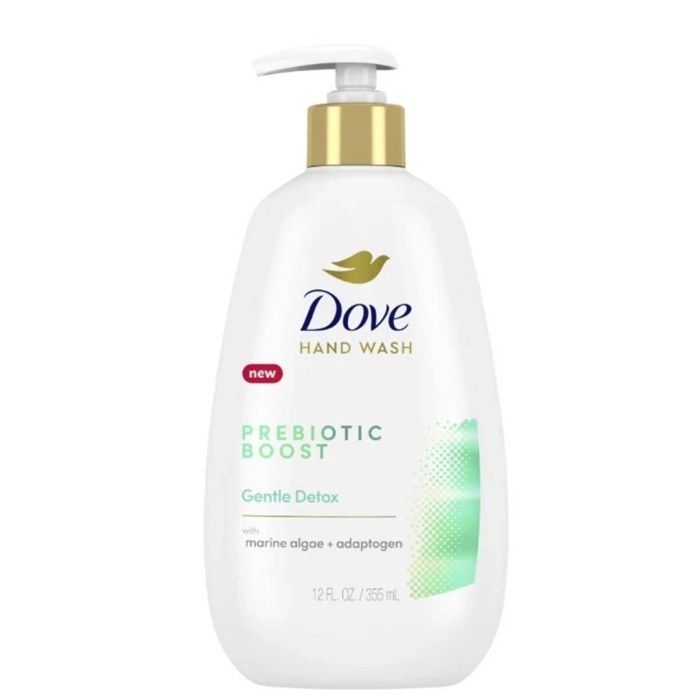 Dove Hand Wash Soap Prebiotic Boost Gentle Detox Marine Algae Adaptogen 12oz NEW